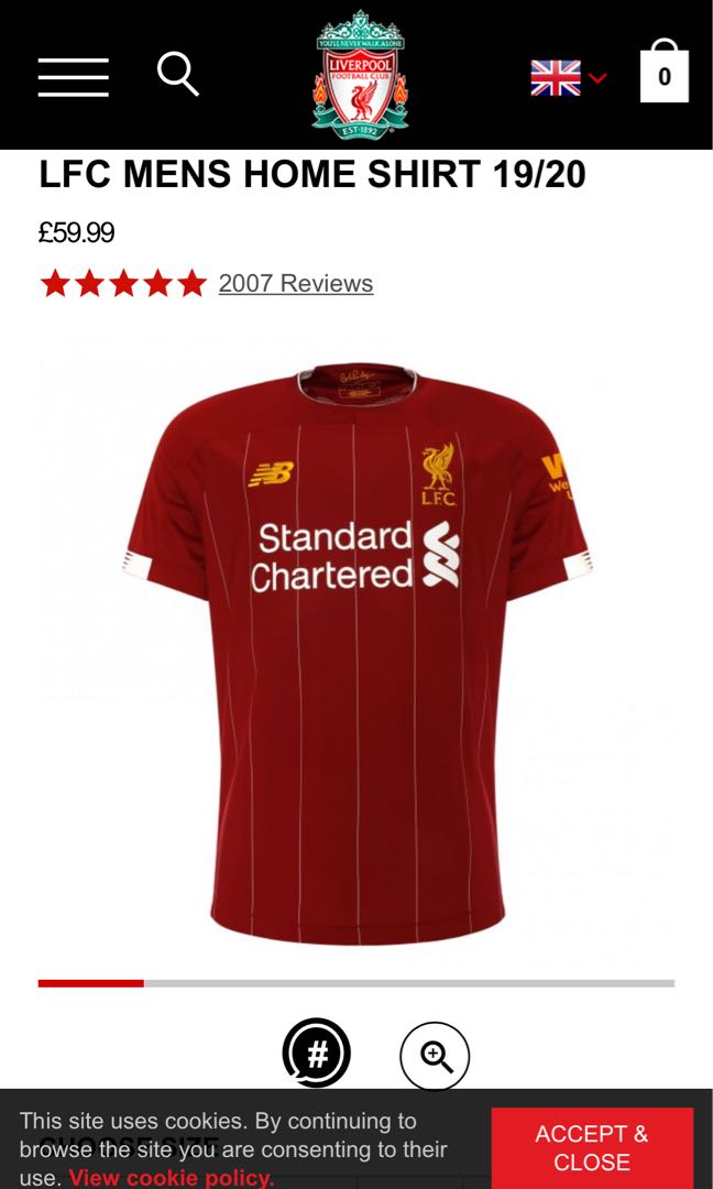 jersey original liverpool