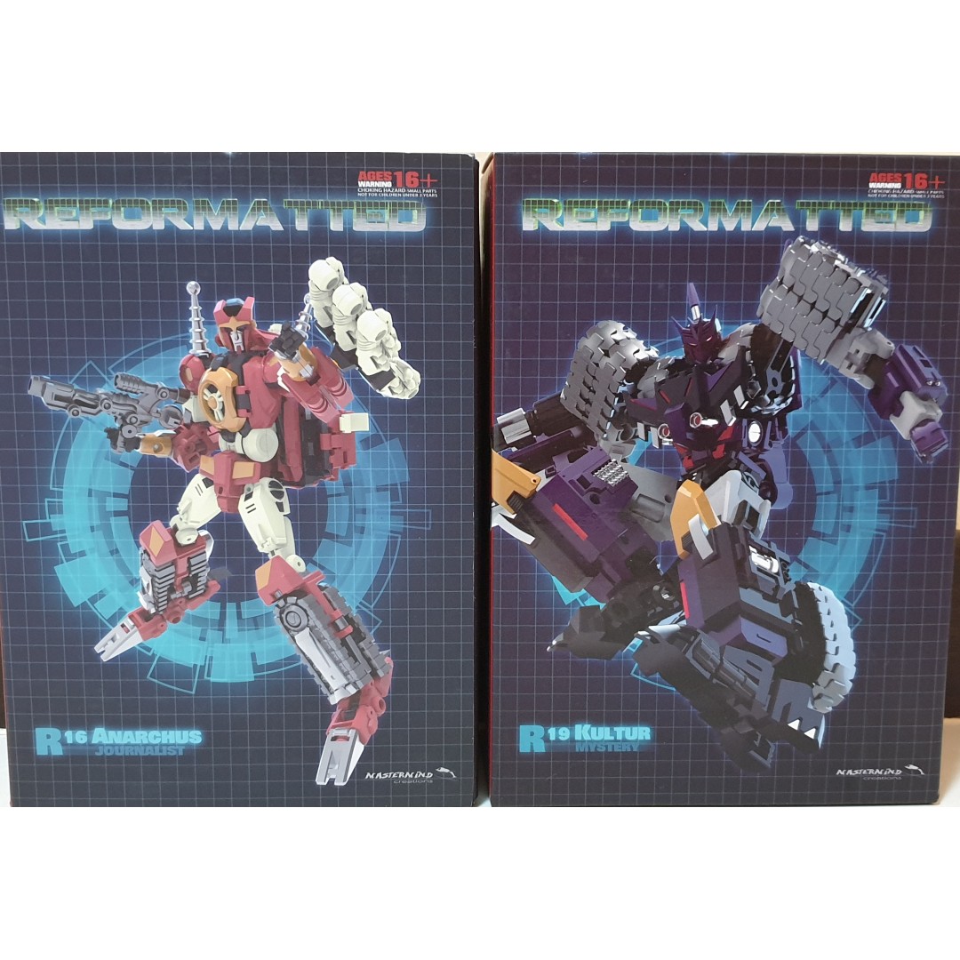 Mastermind Creations MMC Kultur & Anarchus (3rd Party Transformers Tarn