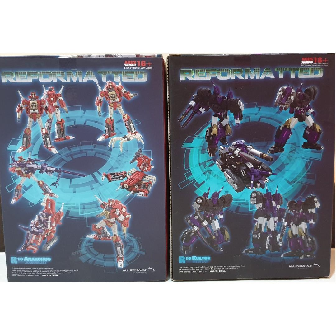 Mastermind Creations MMC Kultur & Anarchus (3rd Party Transformers Tarn