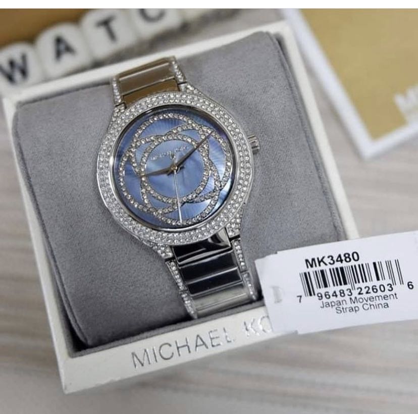 Michael kors kerry best sale watch silver
