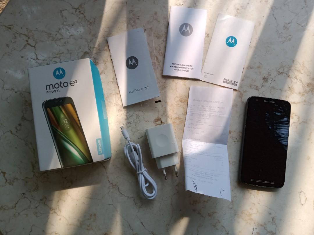 Motorola Lenovo Moto E3 Power Awal2020 Telepon Seluler Tablet Ponsel Android Lainnya Di Carousell