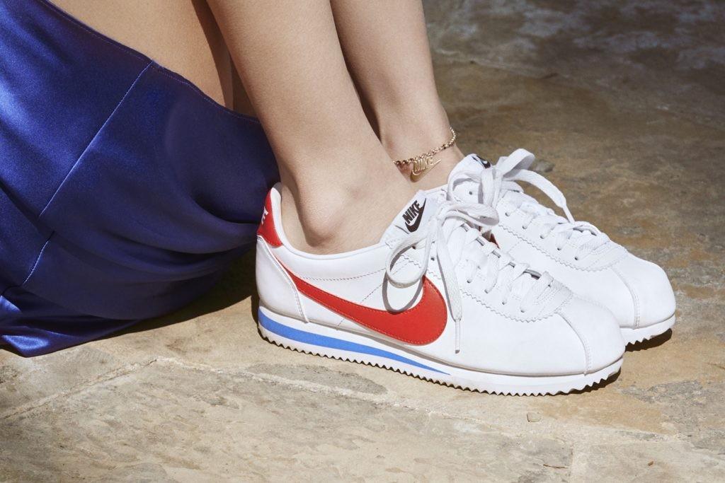 Nike Cortez in Classic White, Red and 
