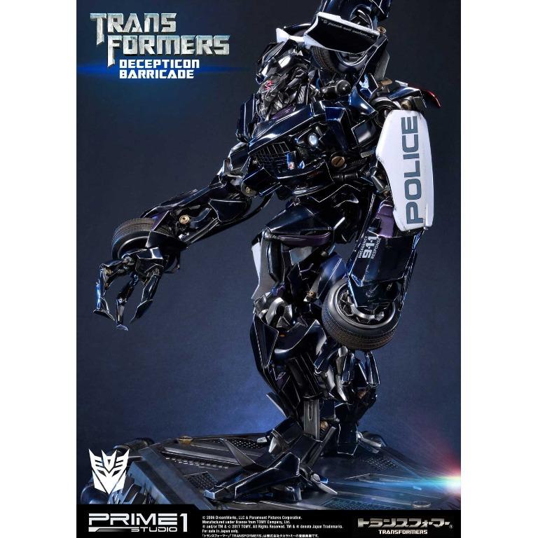 Prime 1 Studio MMTFM15 Decepticon Barricade Transformers LED Lightup