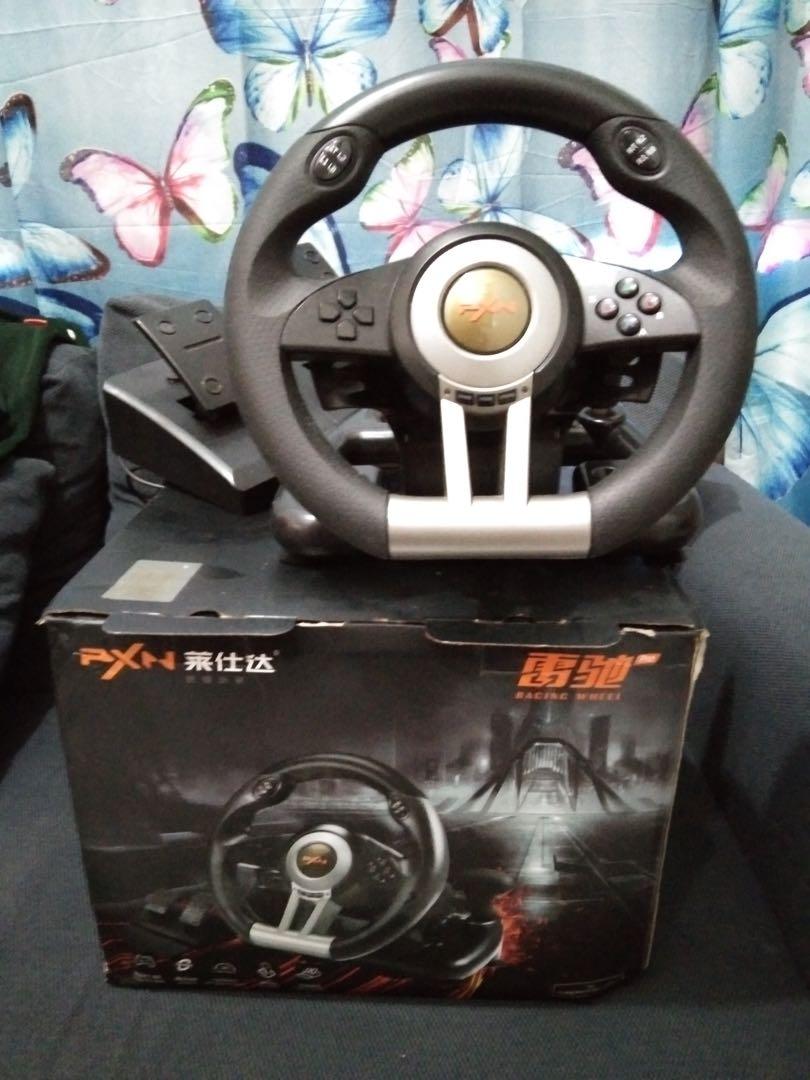 PXN-V3 4in1 Racing Game Steering Wheel For PC PS3 PS4 Xbox One Host ...