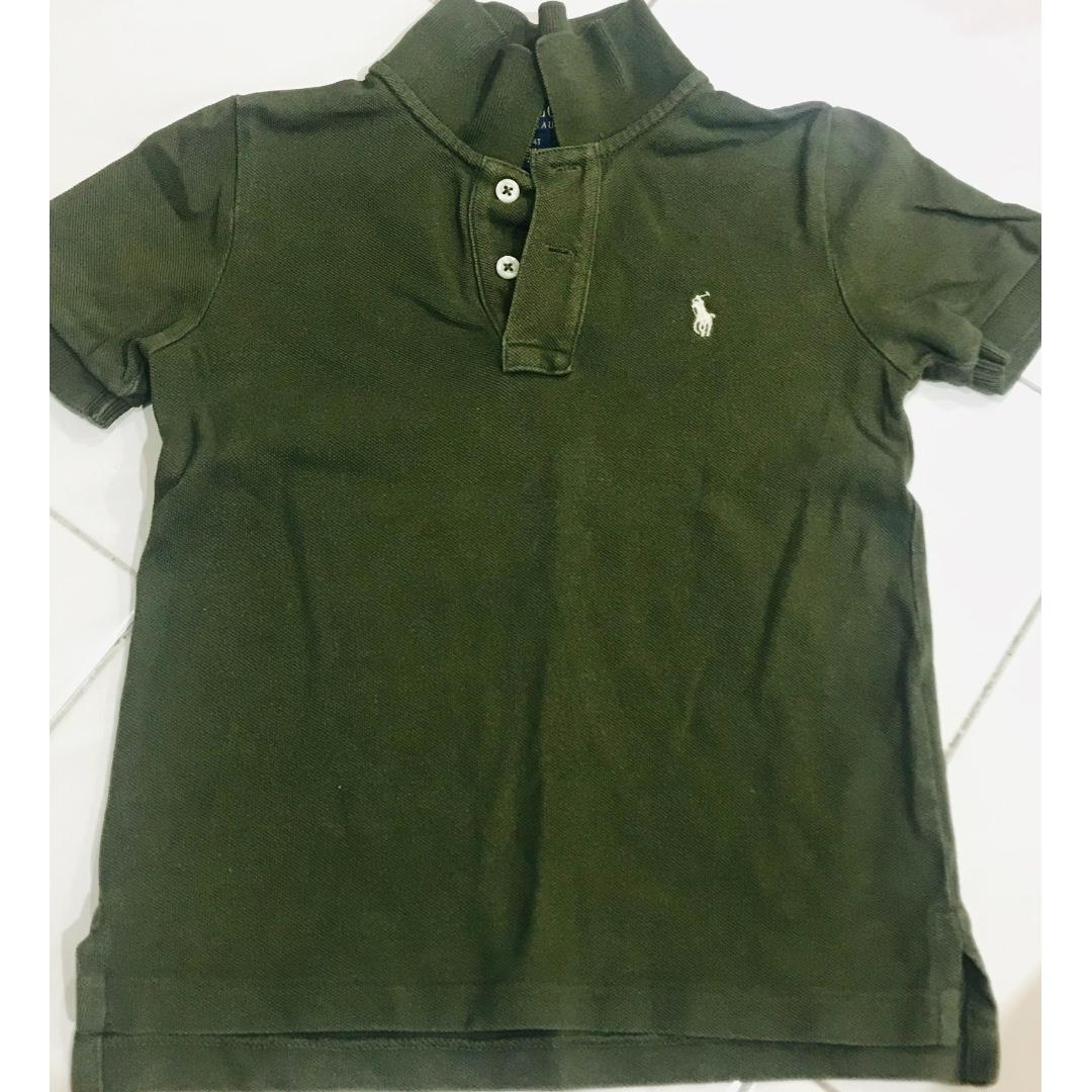 olive green ralph lauren shirt