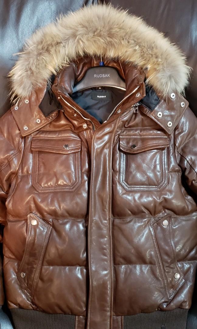 Rudsak mens leather jacket cheap