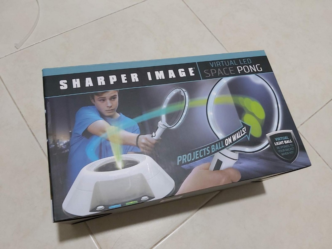 SHARPER IMAGE Virtual Toy Ping Pong Game Set, Hobbies & Toys, Toys