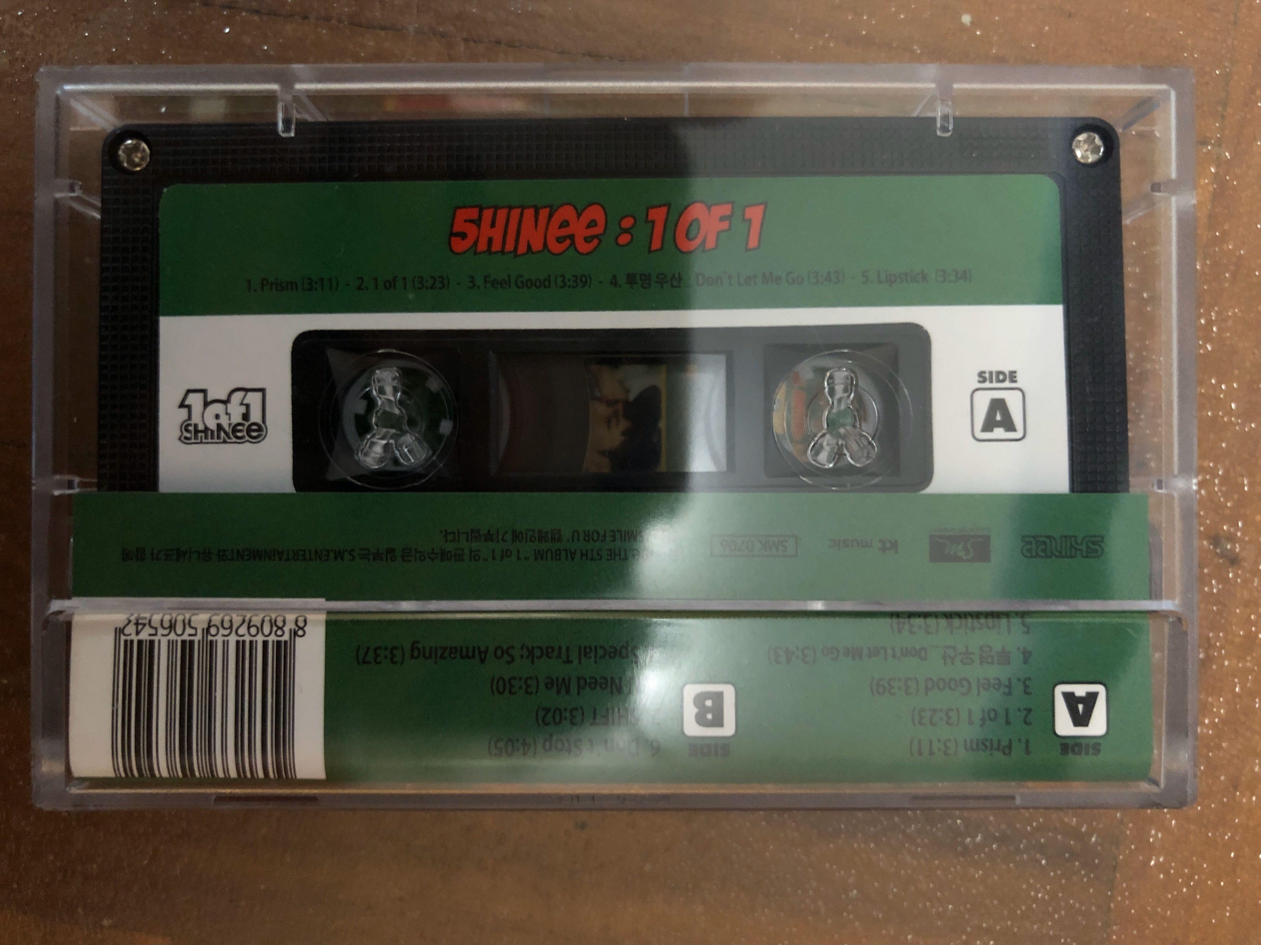 Shinee 1 Of 1 Cassette Tape Hobbies Toys Memorabilia Collectibles K Wave On Carousell