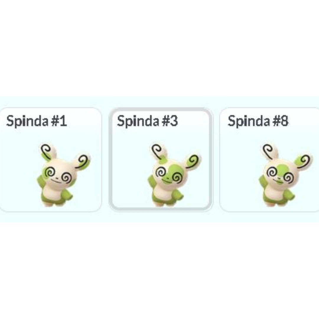 Shiny Spinda 1 3 8 Pokemon Go Toys Games Video Gaming Video Games On Carousell