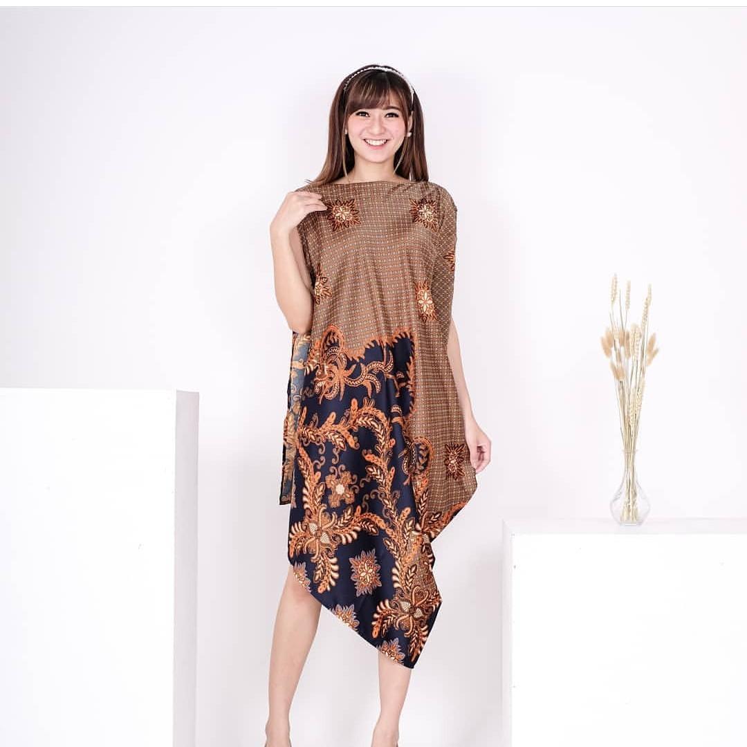 Silk satin batik dress Women s Fashion Muslimah Fashion Dresses