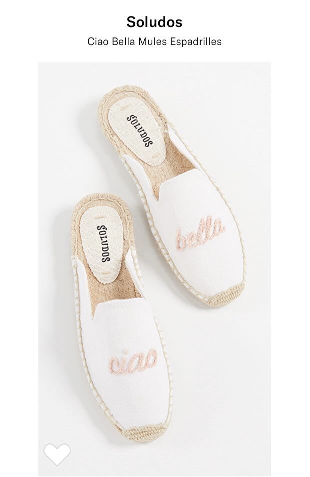 soludos ciao bella mule