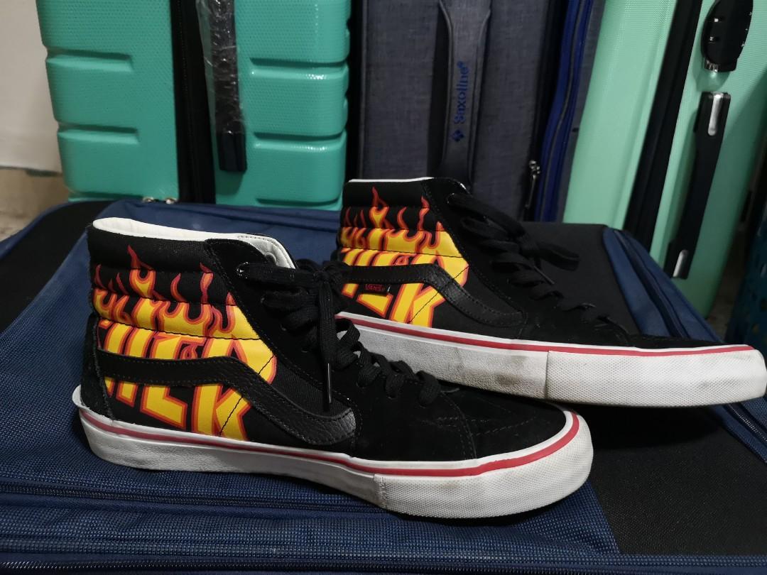thrasher vans high Men s Fashion Footwear Sneakers on Carousell