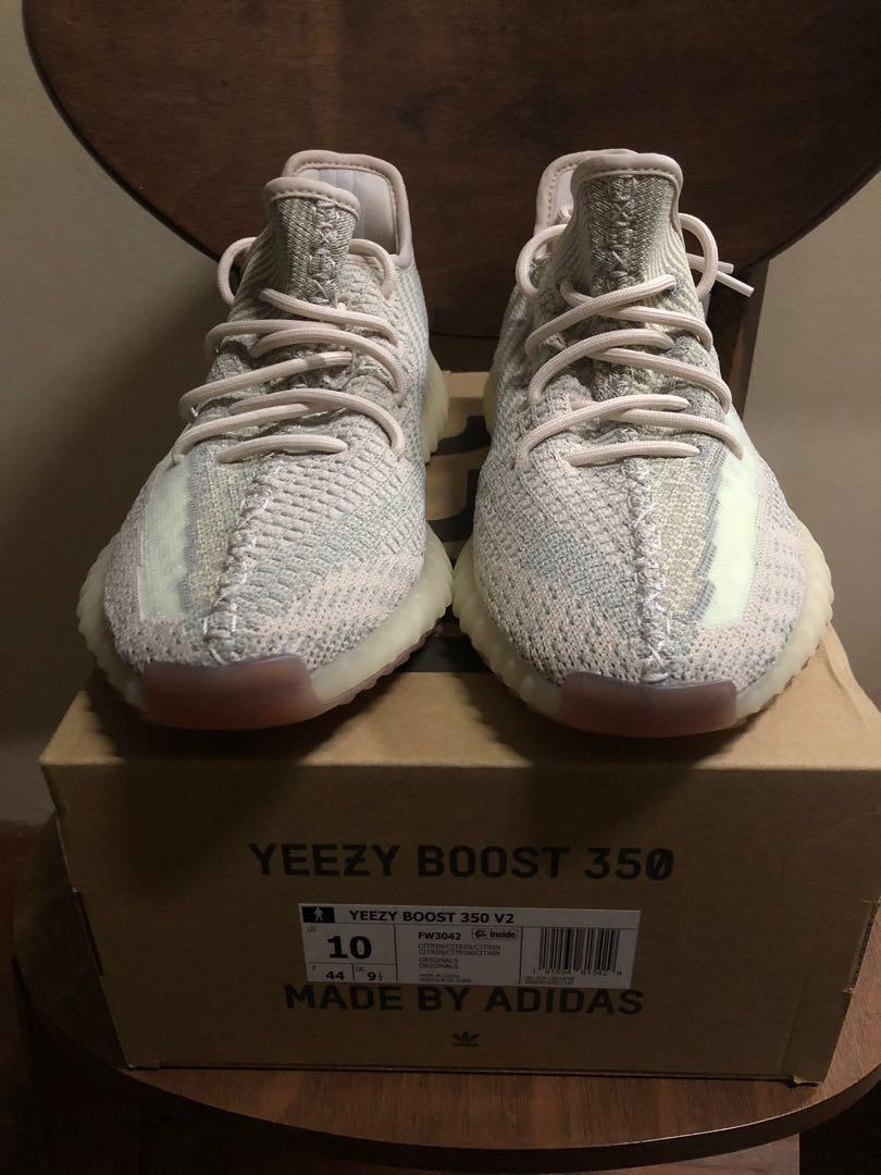 yeezy boost 350 citrin (Category: Sneakers) located in Binan City. Submitted by booging (Listing ID 261718968, Image 1). Description: brandnew yeezy boost 350 "citrin" size 10 complete .