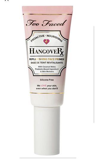 Too faced hangover Rx replenishing face primer (value size 65mL)