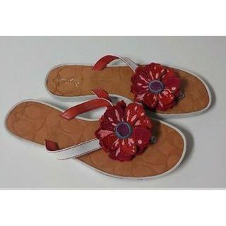 coach flip flops size 11