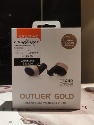 Creative Outlier Gold Wireless Sweatproof Earphones