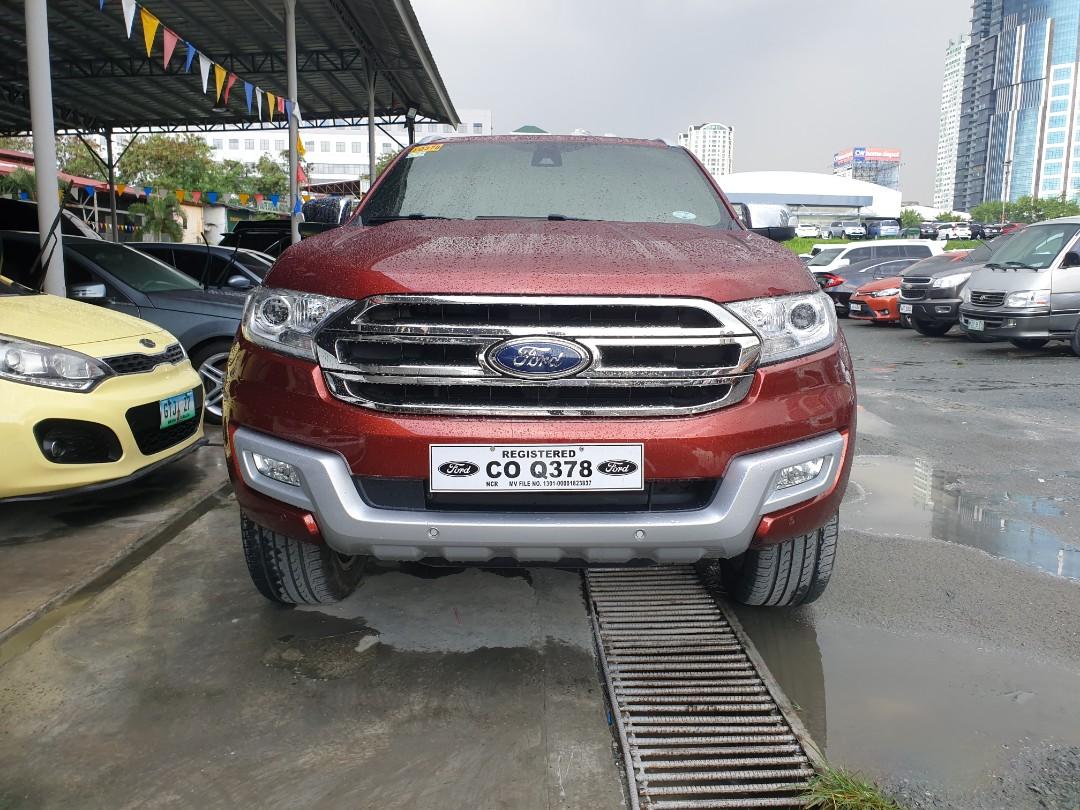 2018 Ford Everest 2.2 titanium plus automatic sunroof moonroof ( toyota
