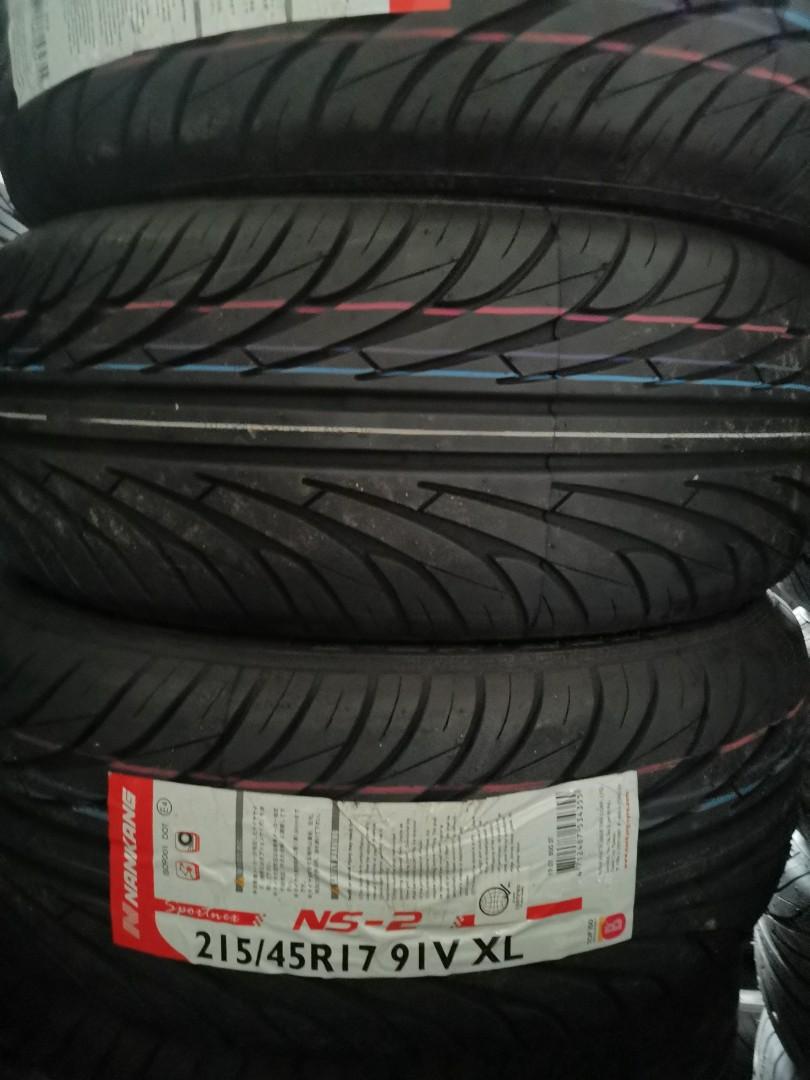 215 45 R17 Nankang, Car Parts & Accessories, Mags and ...