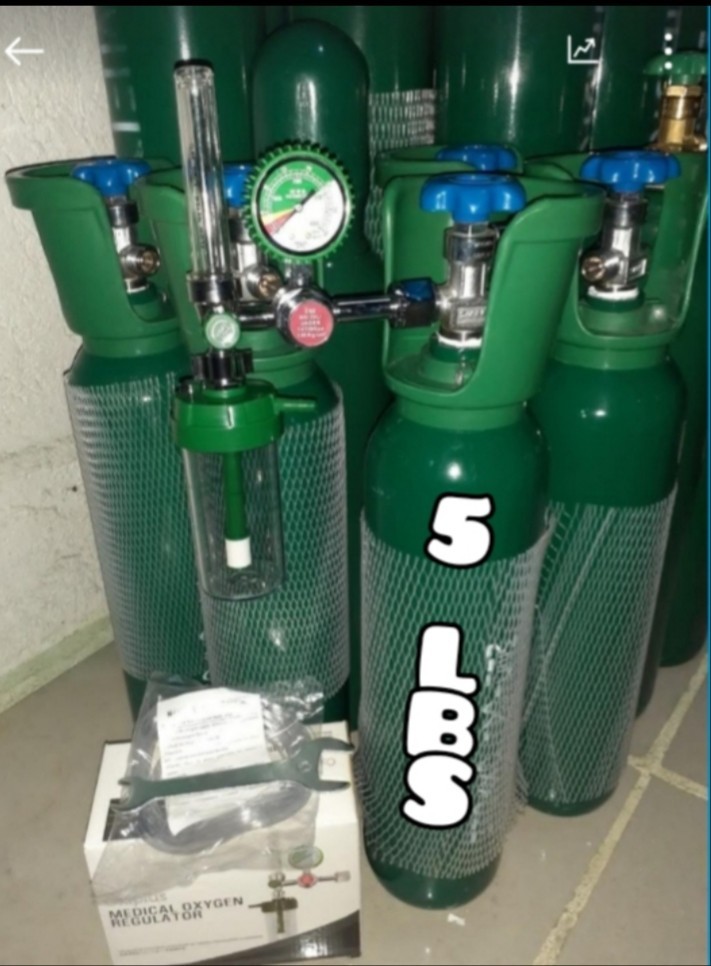 5lbs complete set medical oxygen tank, Beauty & Personal Care, Face ...