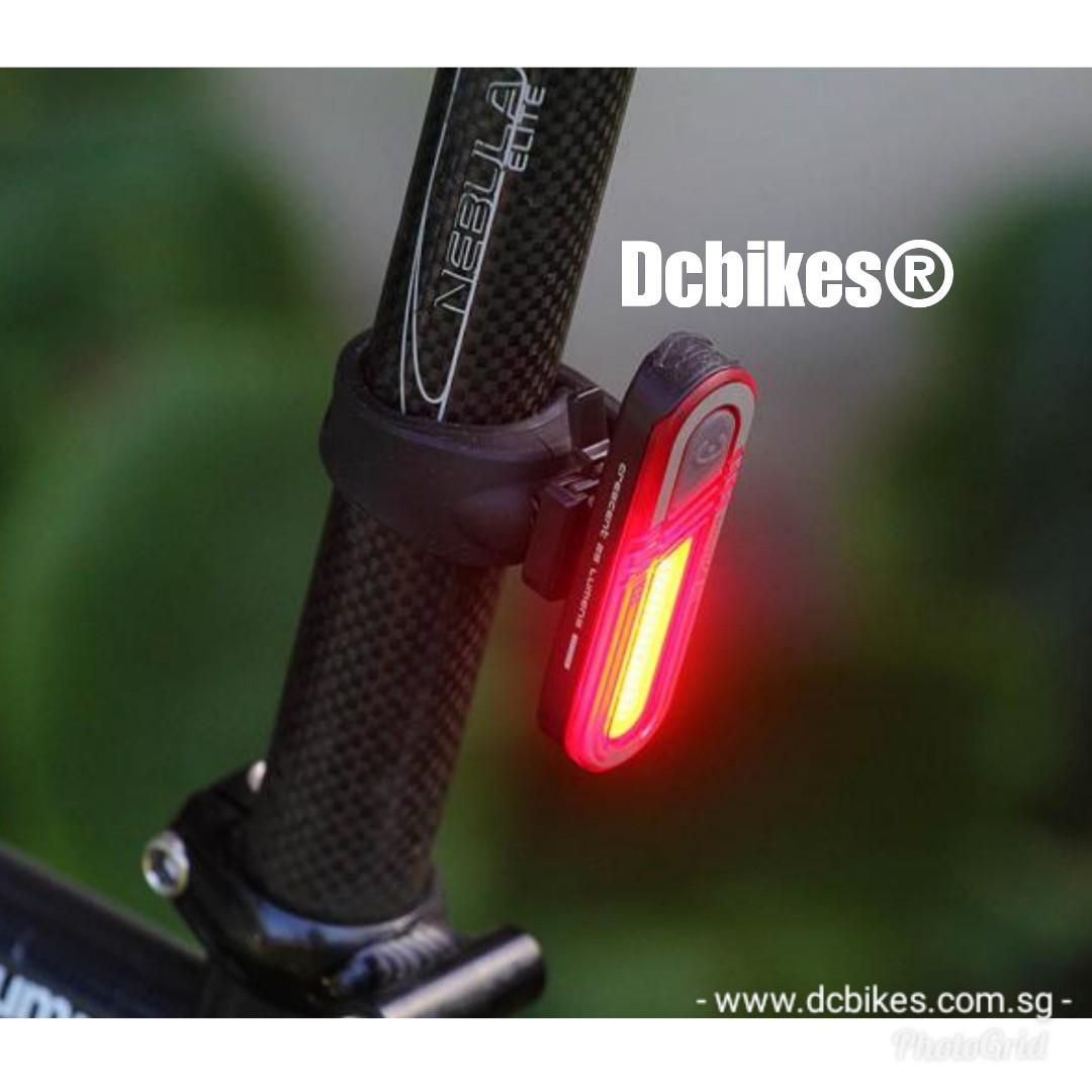 Moon 25 Lumens Rechargeable MTB Road Rear Led Tail Light Dcbikes Crescent