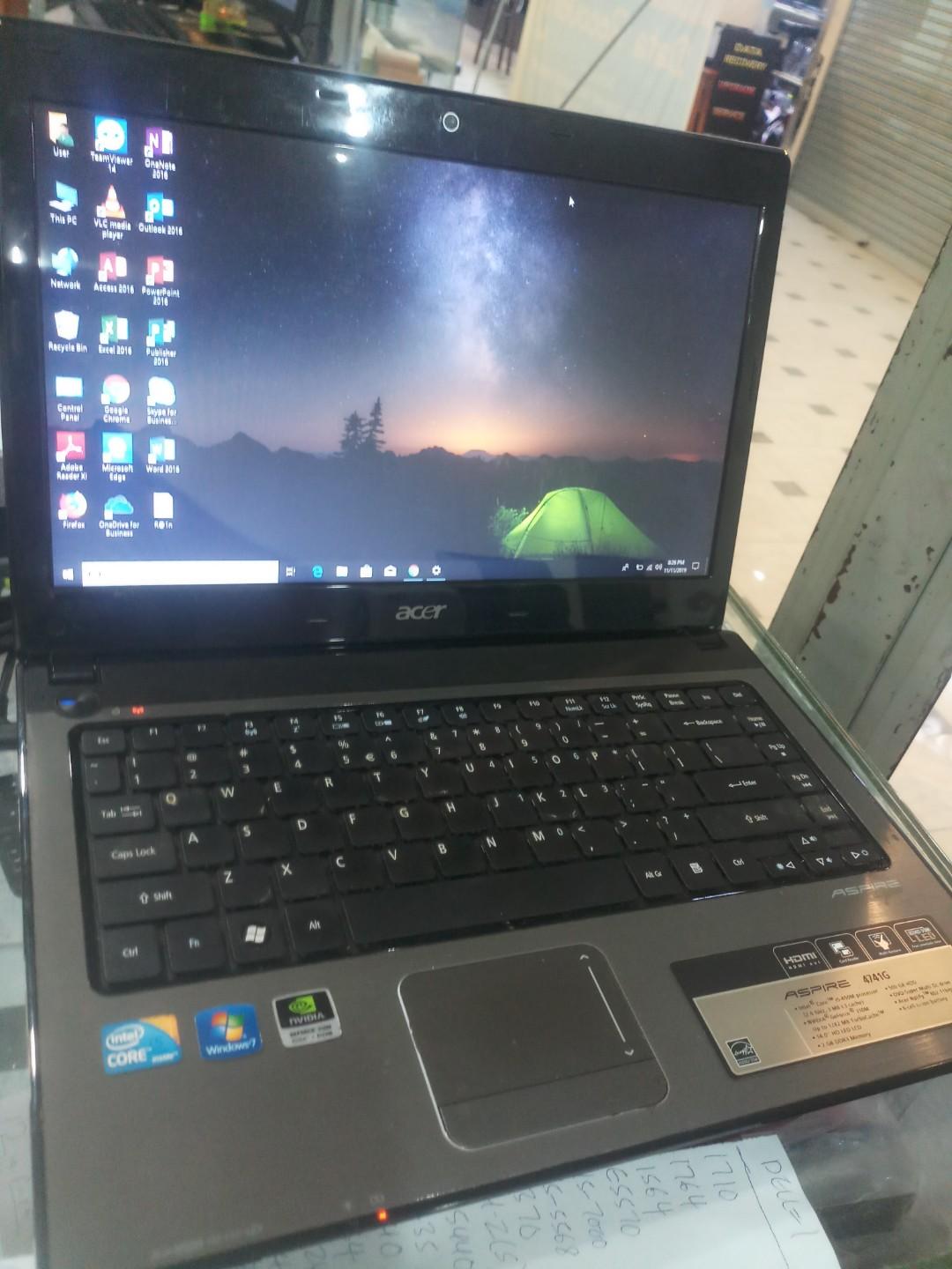 Acer Core I5 Ram 6gb Ssd 128 Gb Nividia Grafik Card 1gb Size 14 Ench Electronics Computers Laptops On Carousell