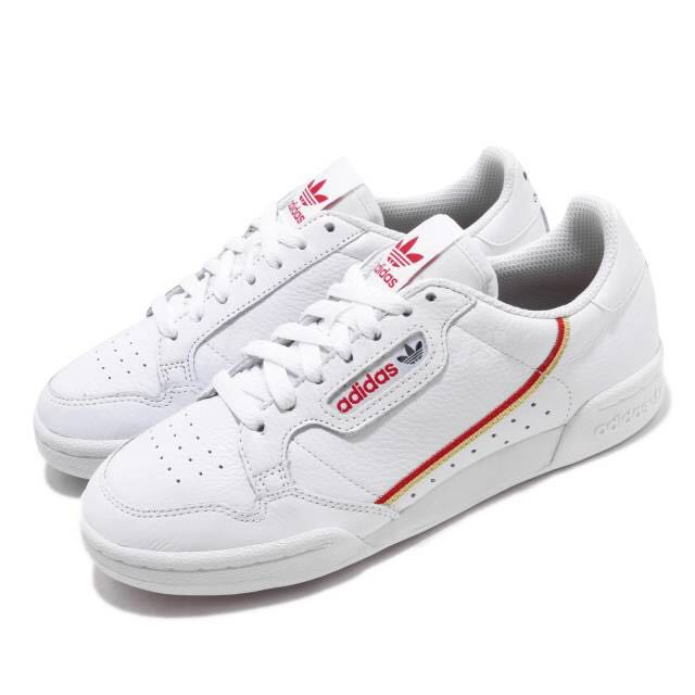 adidas continental white red
