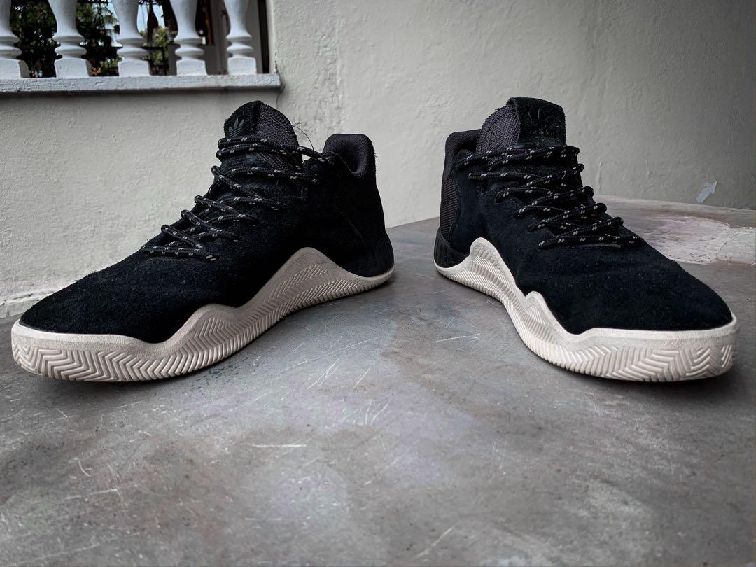Adidas tubular laces top