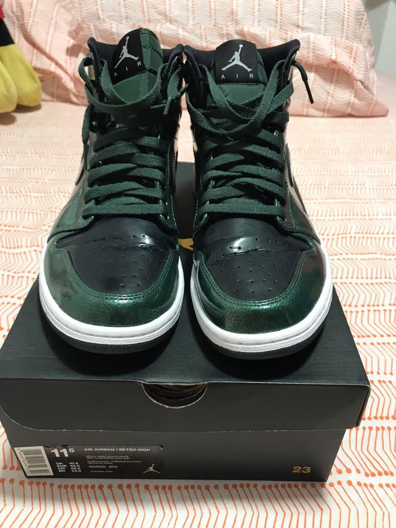 air jordan 1 high grove green