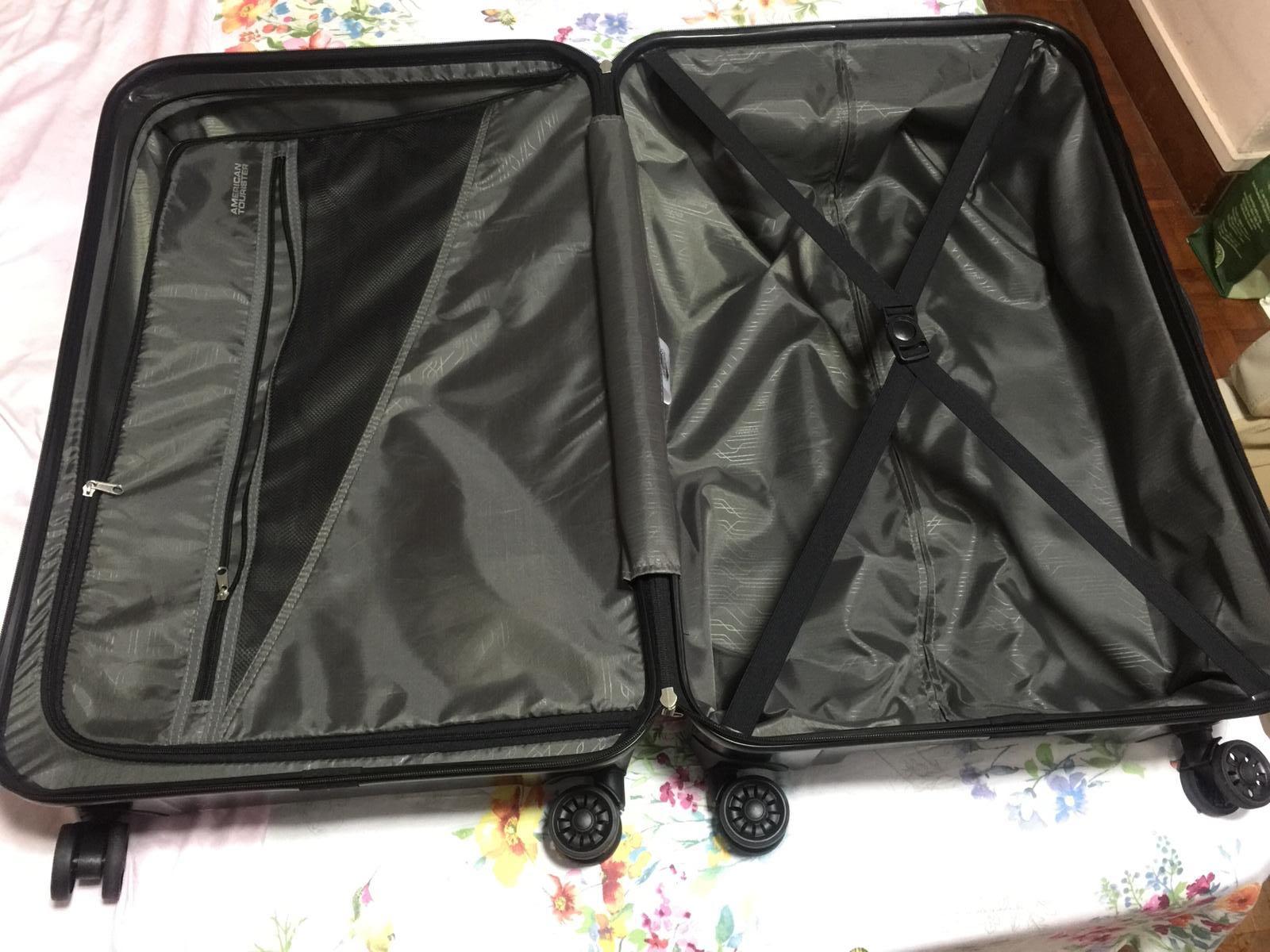 American Tourister Wrap Spinner 29 Inch Black Hobbies Toys