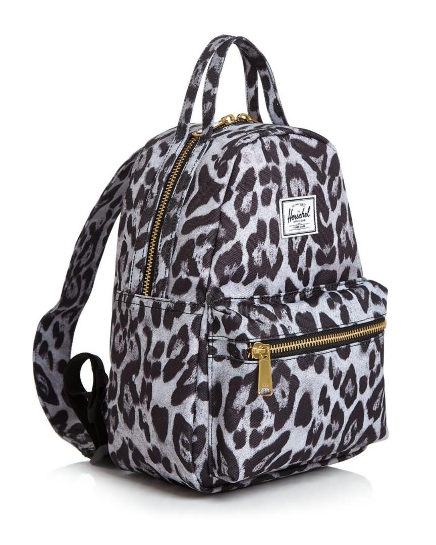 herschel leopard print backpack