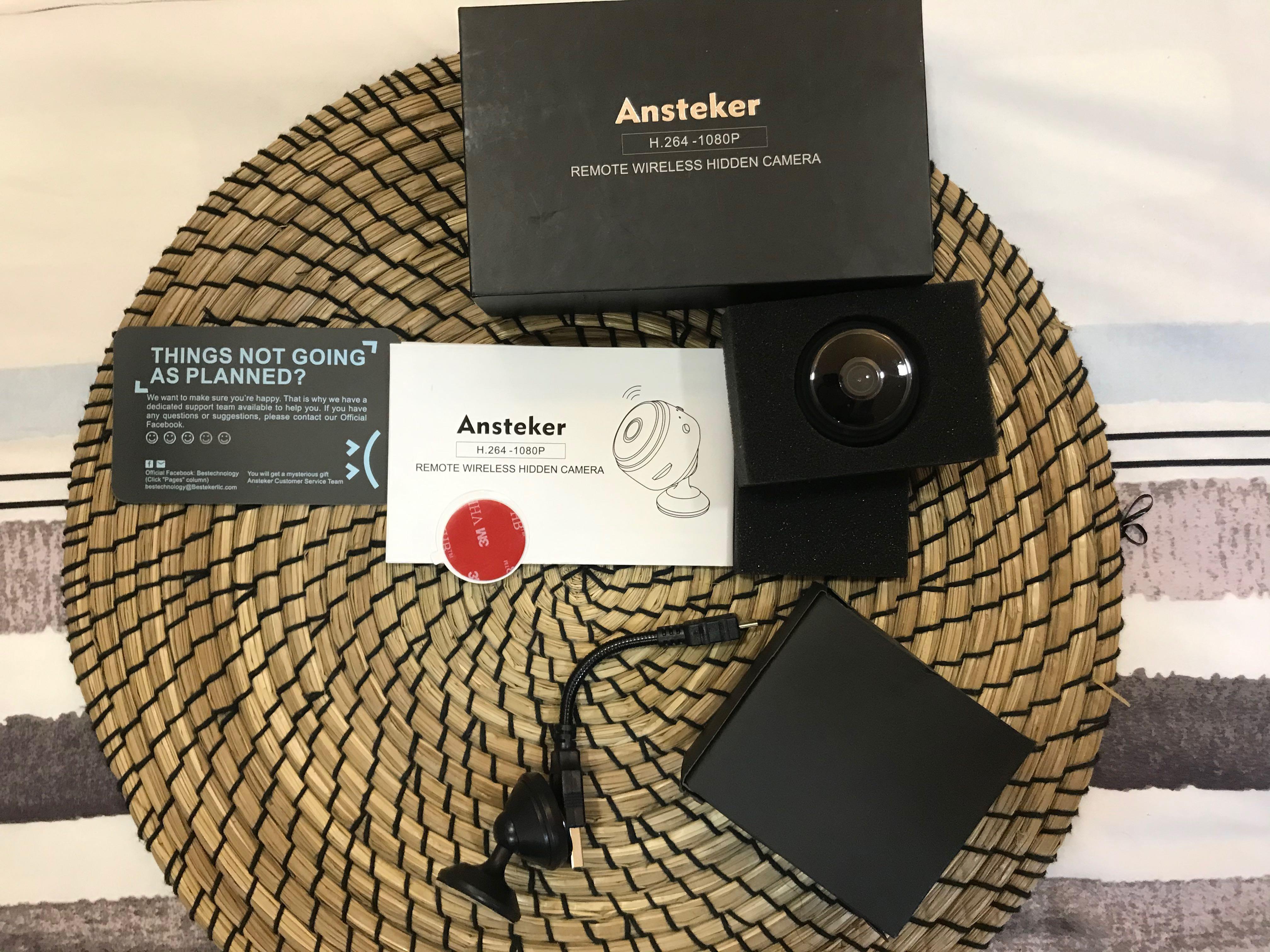 ansteker remote wireless hidden camera
