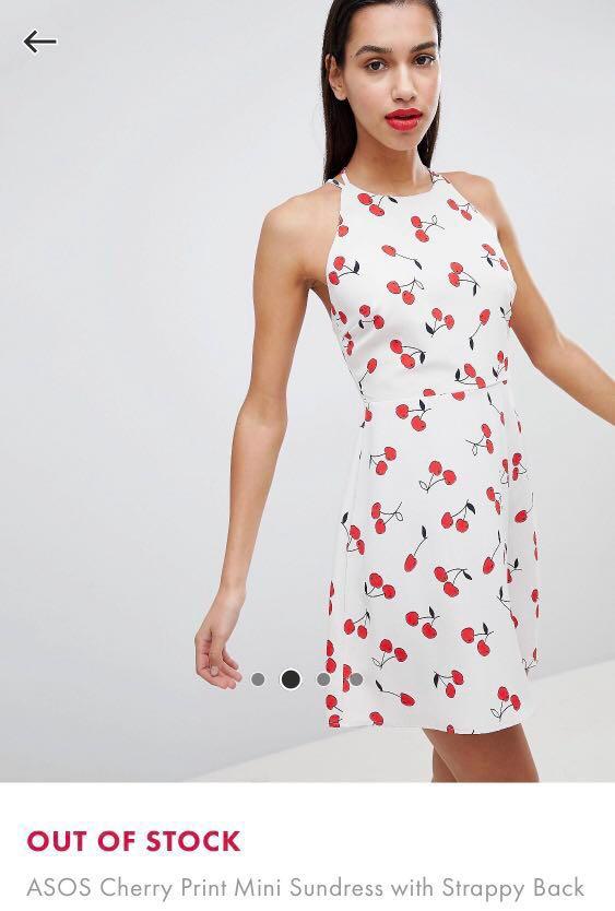 Asos cherry dress hotsell