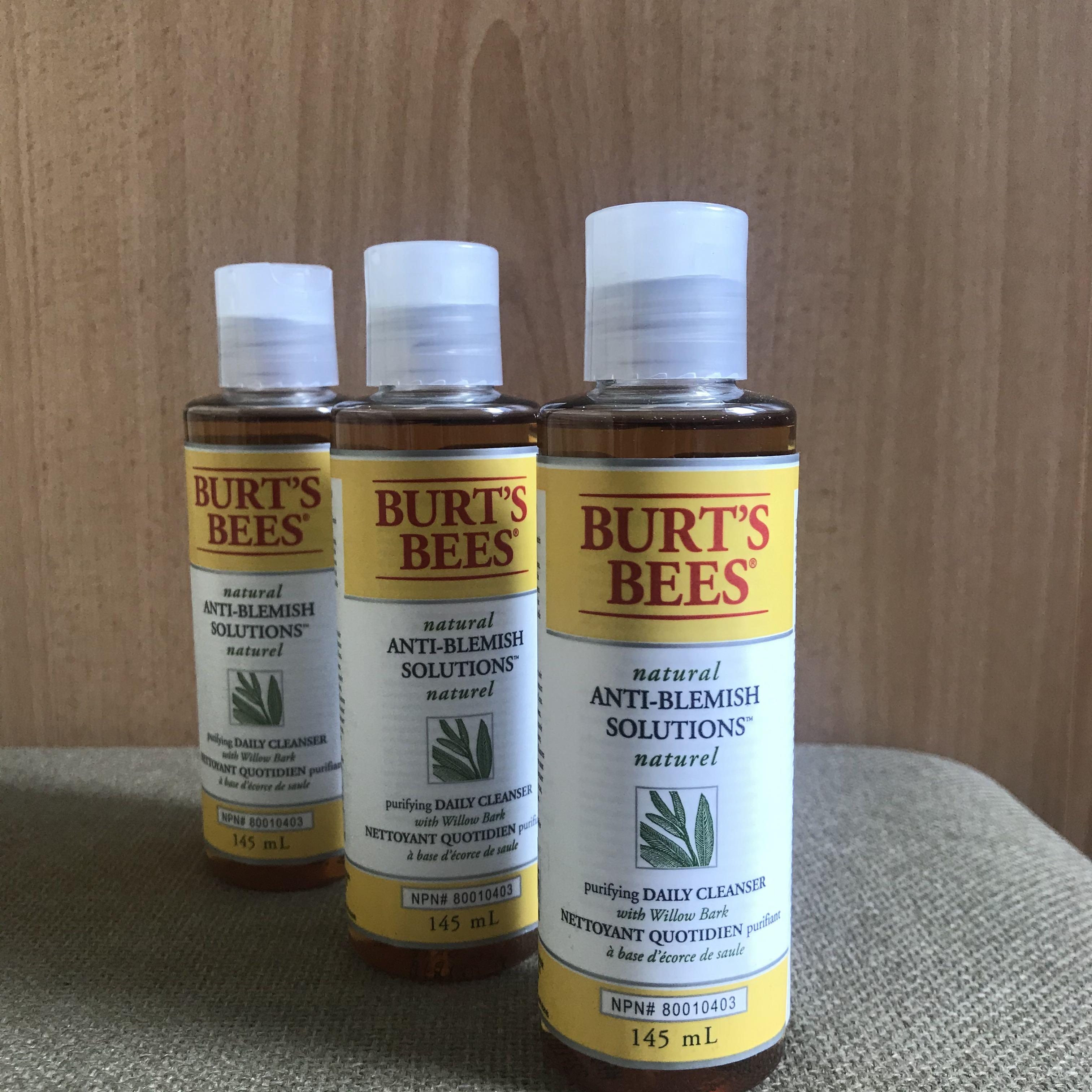 burt's bees acne solutions purifying gel cleanser