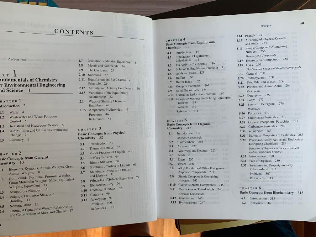 CHEMISTRY FOR ENVIRONMENTAL ENGINEERING AND SCIENCE 5TH EDITION PDF visual data 5