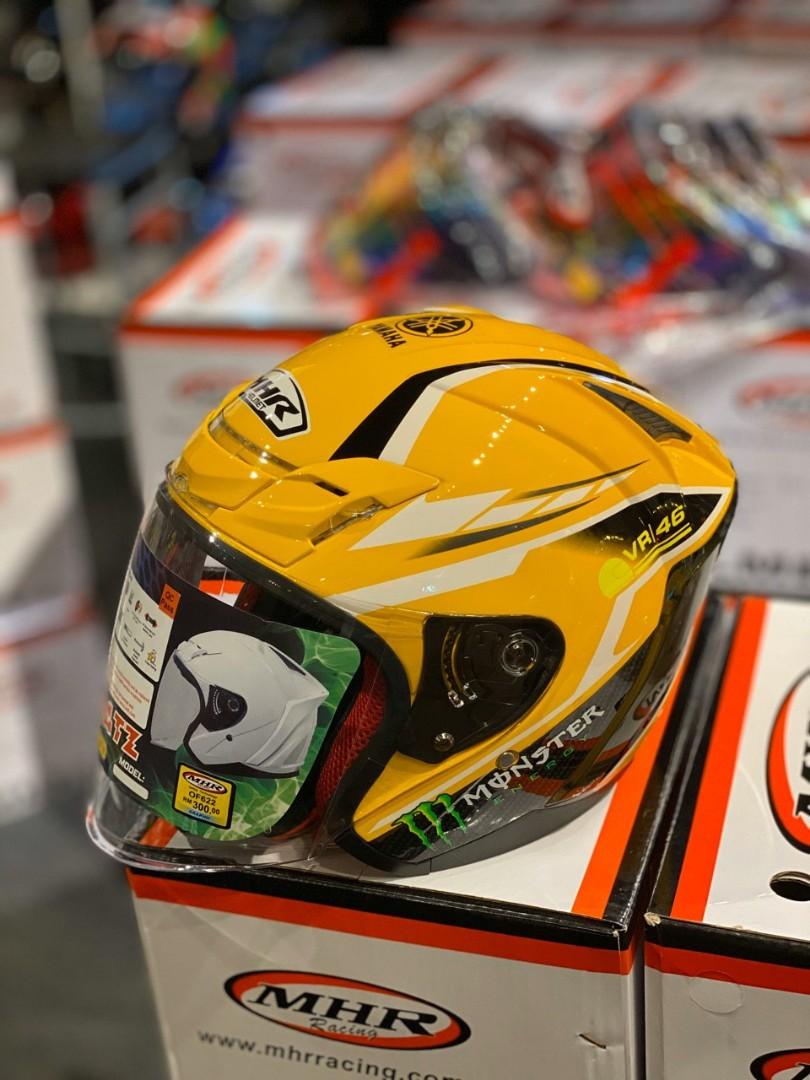 Helmet MHR Movistar Yellow Y15ZR Limited Edition Motorbikes on