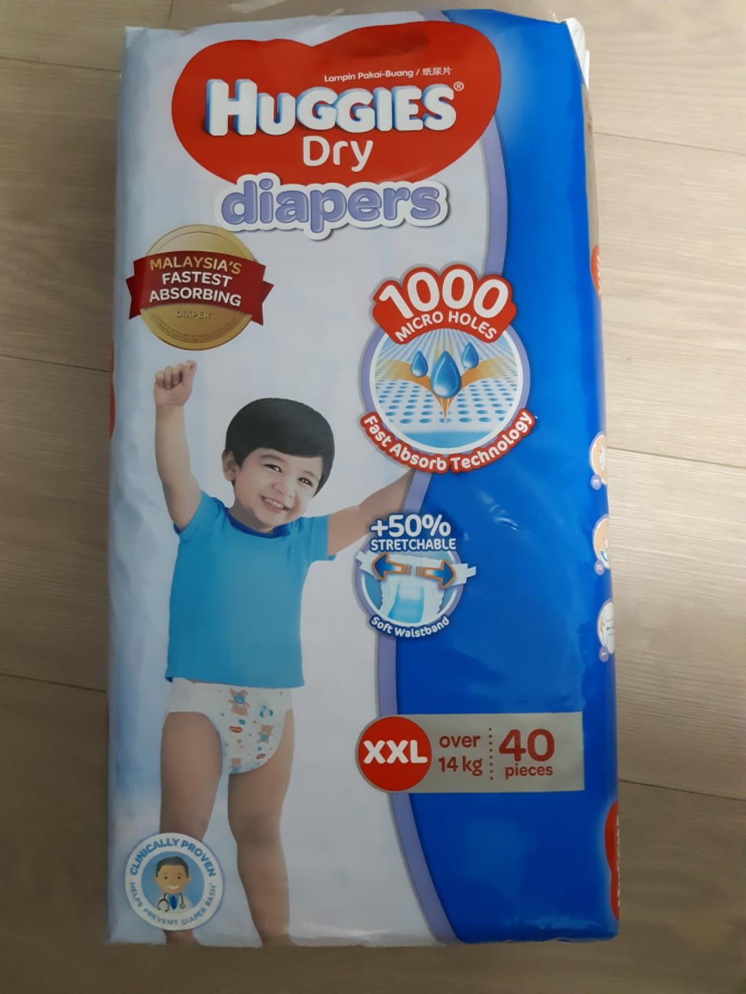 Huggies Diaper, Babies & Kids, Bathing & Changing, Diapers & Baby Wipes