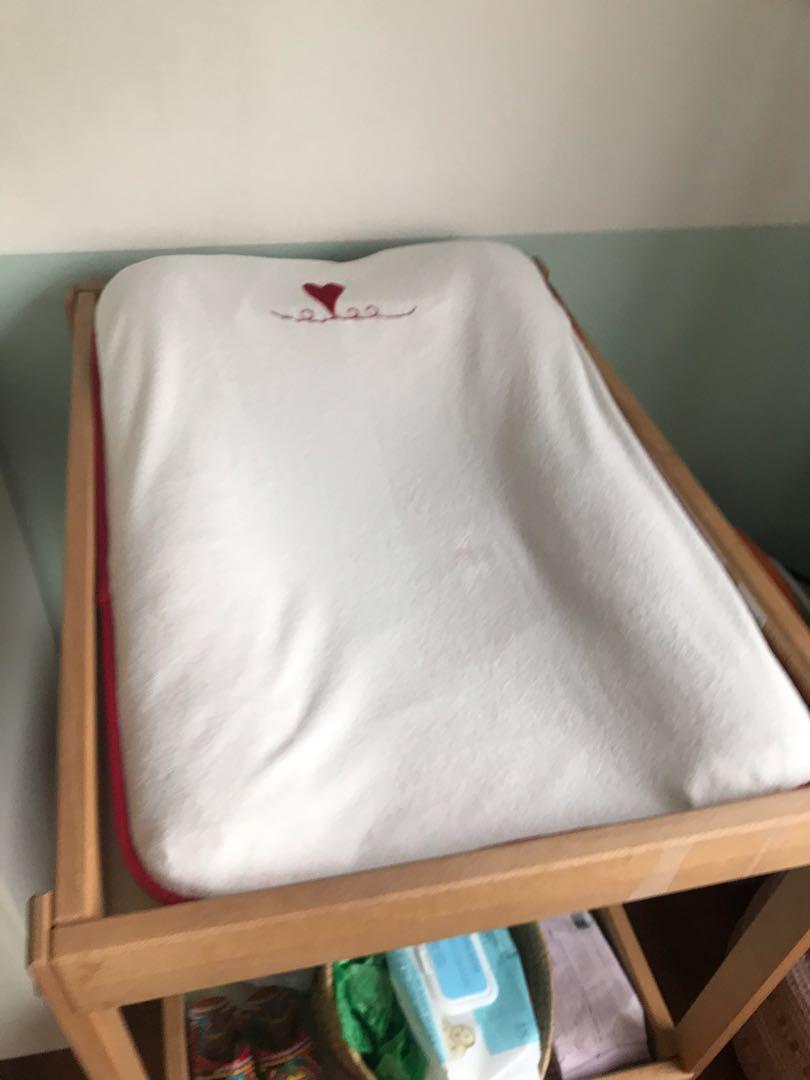 IKEA changing table SNIGLAR with mat, Furniture & Home Living