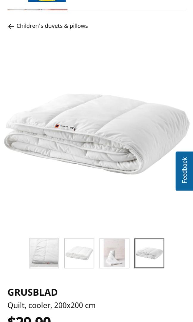 Ikea Grusblad Quilt (2 sizes available), Furniture & Home Living, Furniture, Tables & Sets on