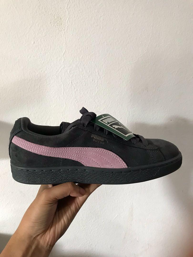 jual sepatu puma suede unisex original beli di japan, Fesyen Wanita, Sepatu  di Carousell
