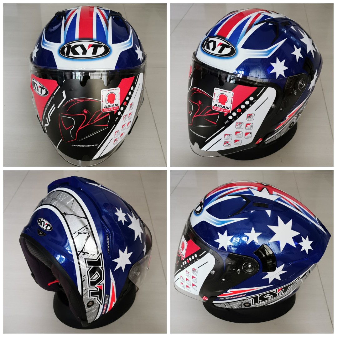  Kyt Helmet  Motorcycles Motorcycle Accessories on Carousell