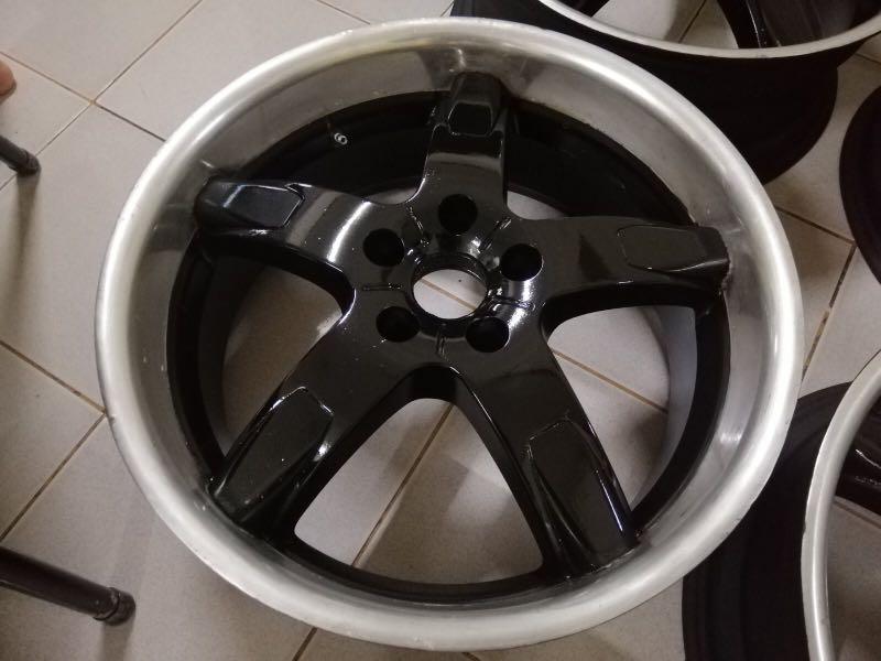 Lenso LS5 Mag Wheels, Car Parts & Accessories, Mags and Tires on Carousell