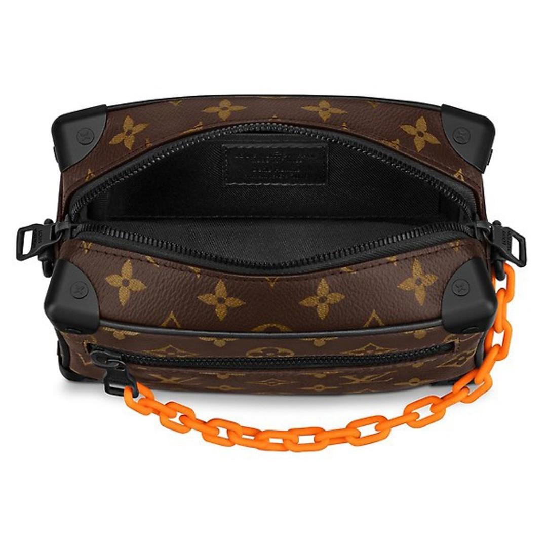 Authentic Louis Vuitton x Virgil Abloh Mini Soft Trunk Monogram Orange  Chain, Luxury, Bags & Wallets on Carousell