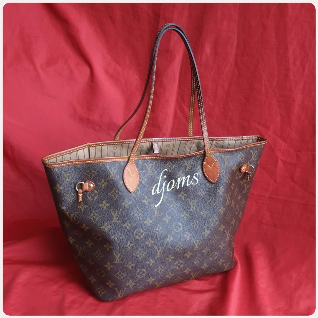 Louis Vuitton Denim Neverfull MM, Luxury, Bags & Wallets on Carousell