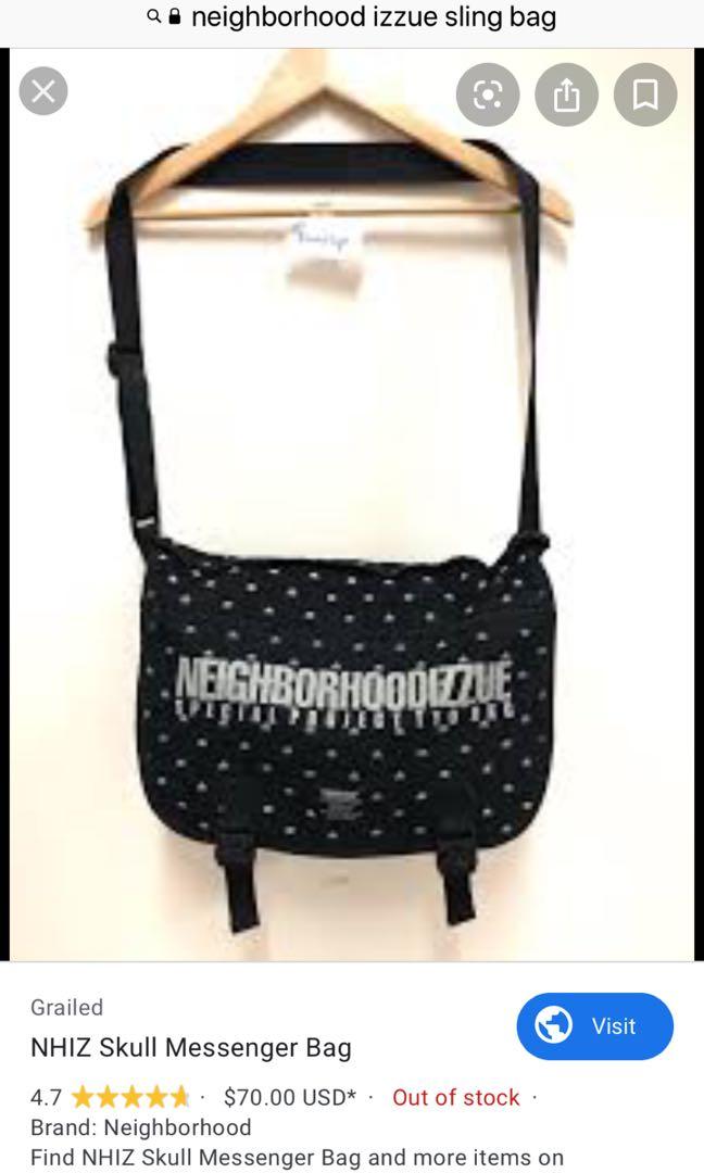 Neighborhood x Izzue Messenger Slingbag, Men's Fashion, Bags 