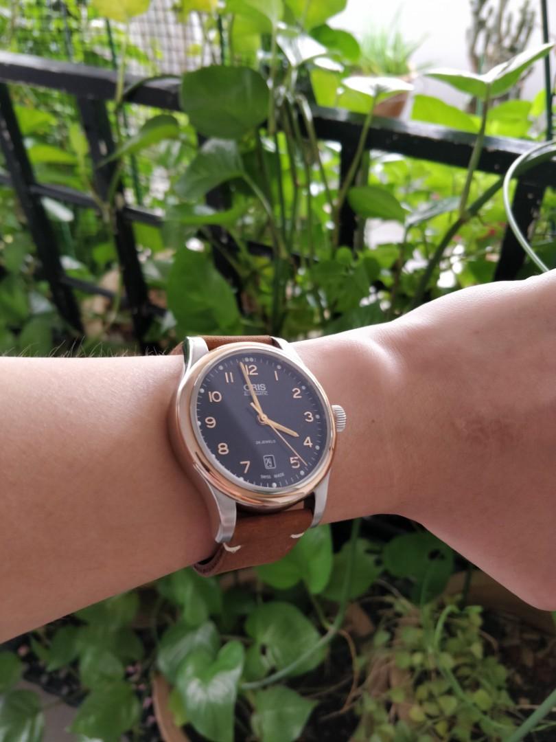 Oris Classic Date Rose Gold 2006 Luxury Watches on Carousell