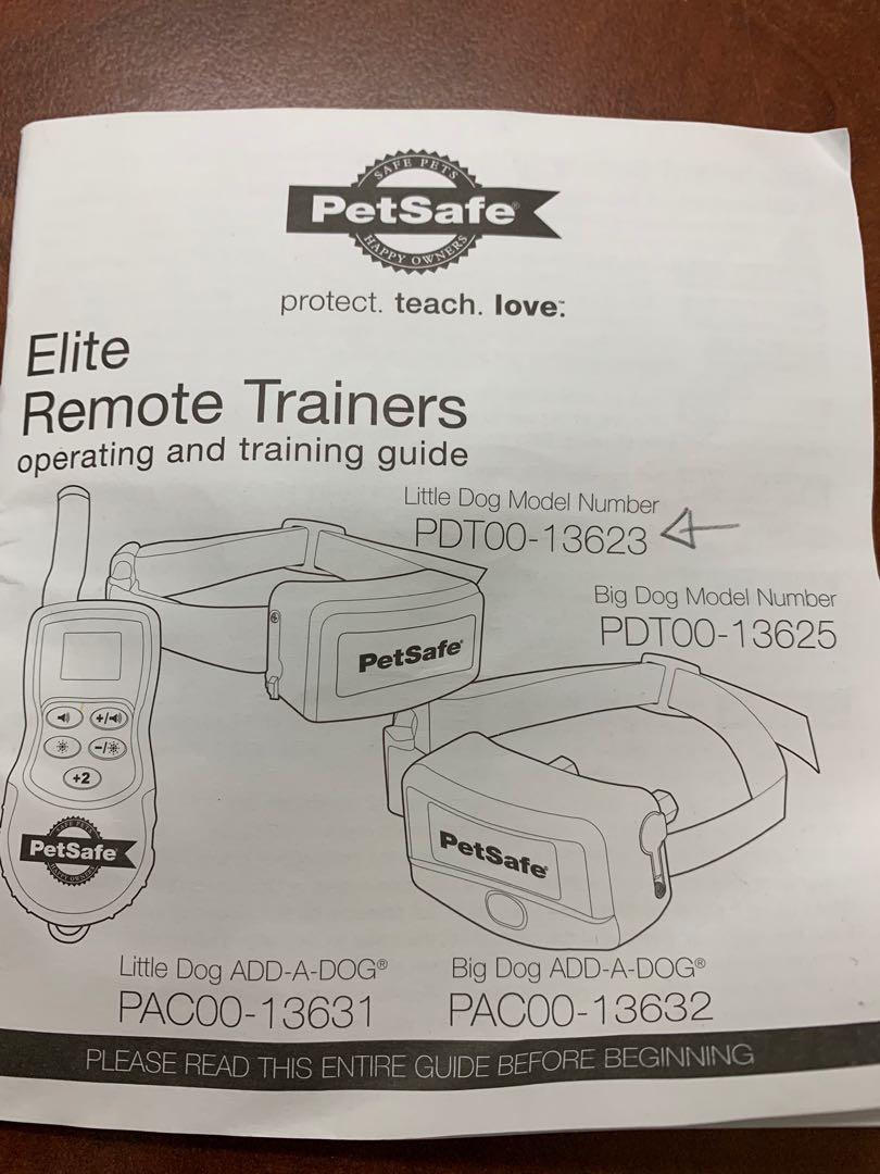 Elite little dog remote trainer clearance