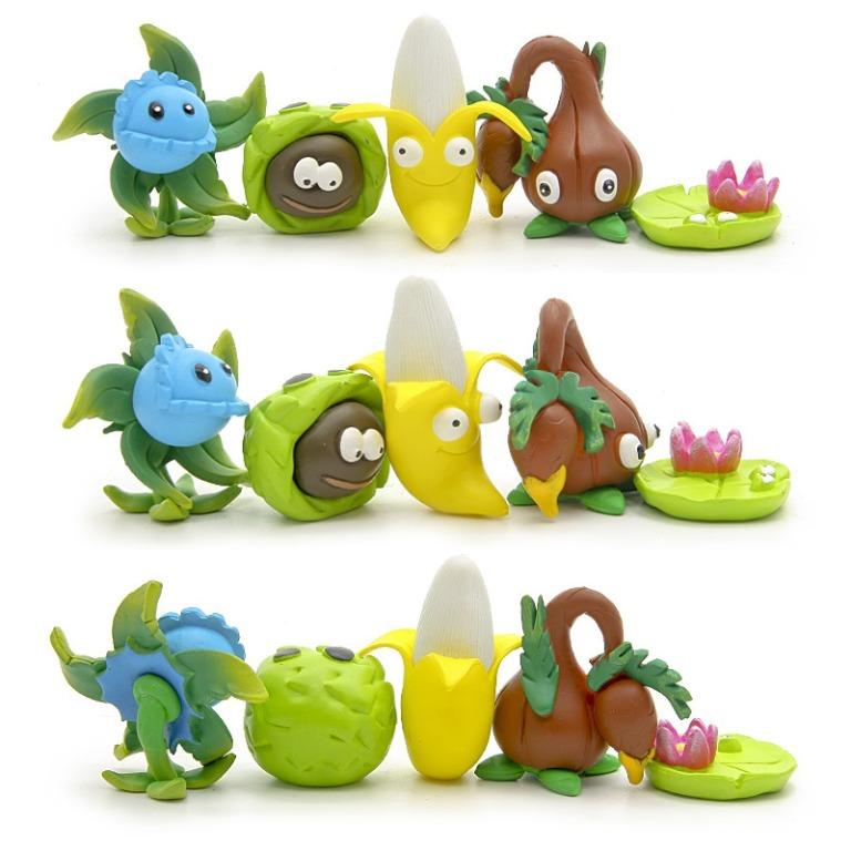 Plants vs Zombies Giant Zombie banana plane water lotus Figure Toy ...
