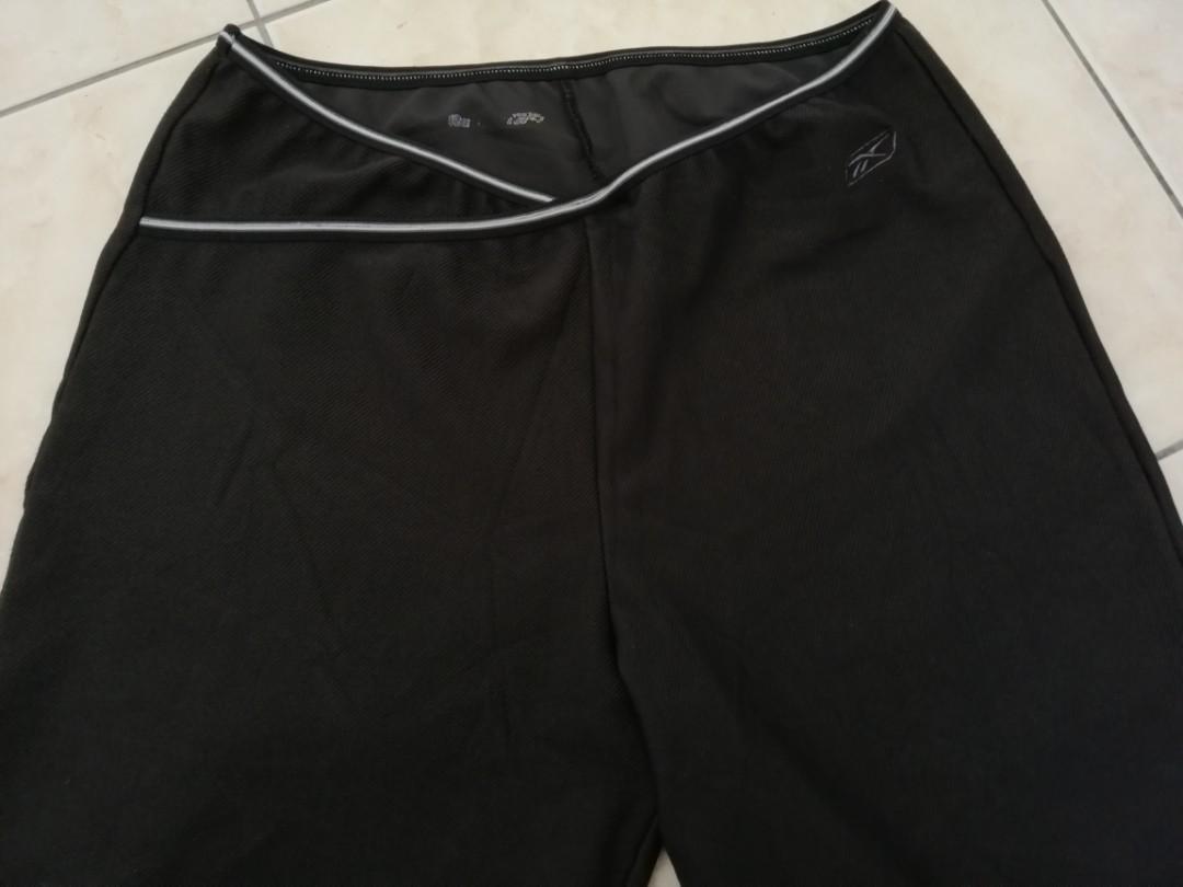 Reebok Play Dry Women s Sportswear Three Quarter Pants Women s Fashion Activewear on Carousell