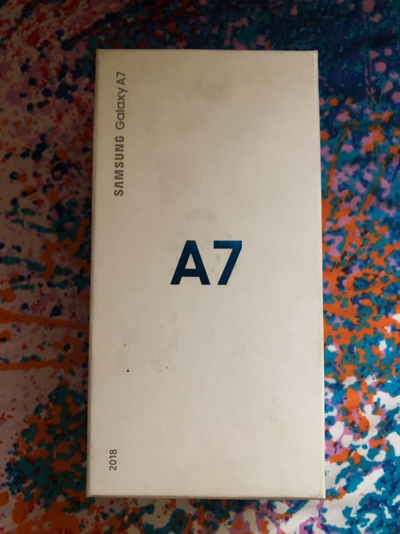 Samsung A7 12k only (Category: Samsung) located in Quezon City. Submitted by ayielovesz (Listing ID 261902643, Image 1). Description: Preloved but in EXCELLENT condition. Still under warranty. Complete with box and receipt..