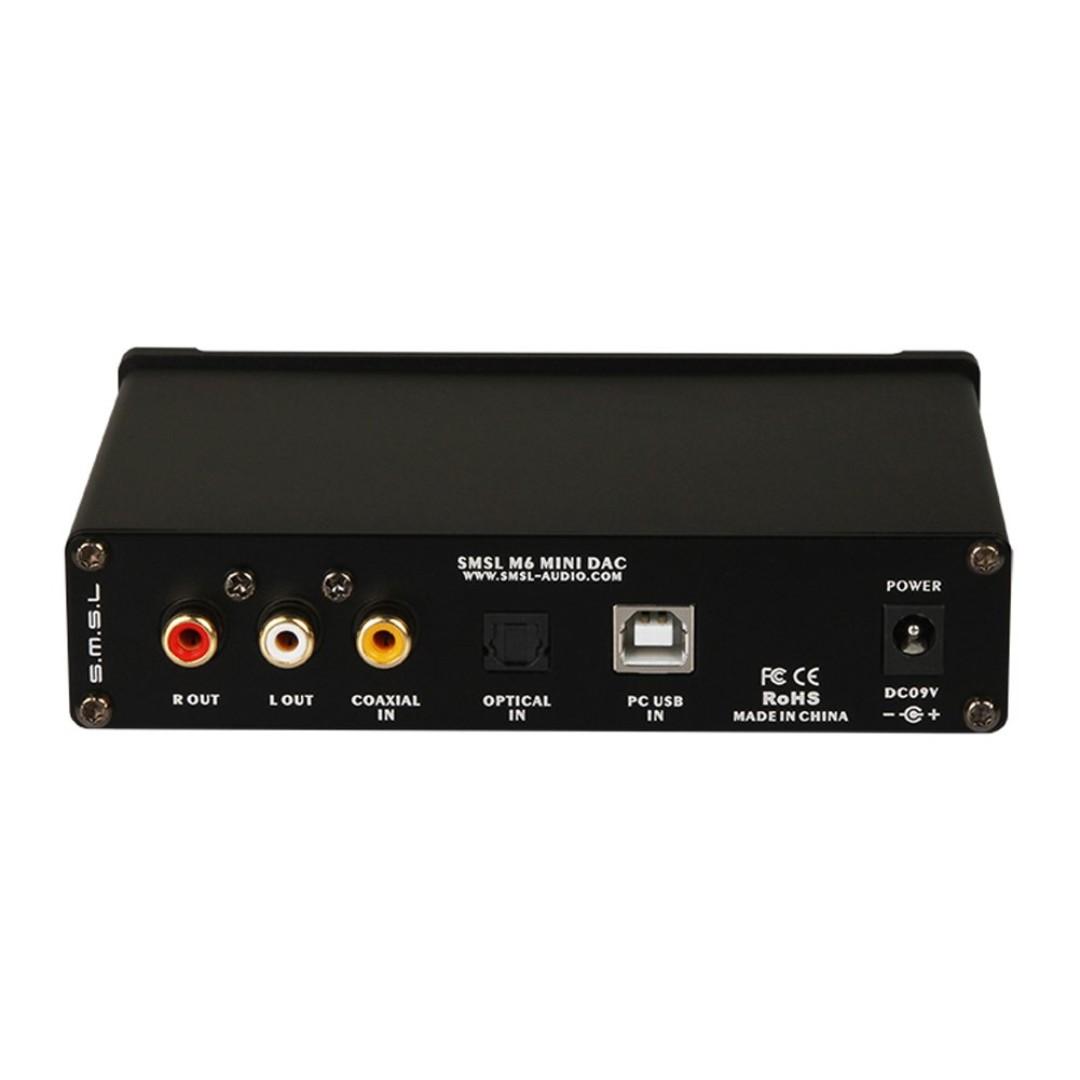 SMSL M6 32Bit/384KHz DAC USB Optical Decoder,Digital to Analog
